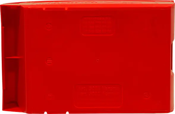 Ящик (лоток) пластиковый сплошной, 250x150x130 мм, 4.88 л, красный [5002]