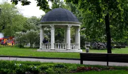 Ротонда тип 4, 8 колонн, диаметр 5000 мм Балюстрада