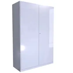 Шкаф для противогазов ХПГ-56 с дверьми 1900x1254x500 мм Светло-серый