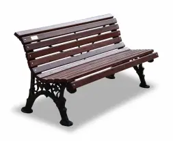 Скамейка чугунная «Ажурная» без подлокотников 0,6 м (кресло)