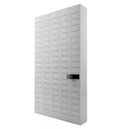 Шкаф для хранения мобильных телефонов на 85 ячеек 1850x1000x200 мм Серый