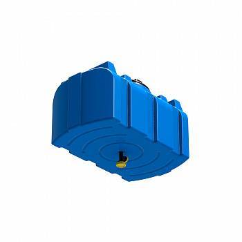 Бак пластиковый для летнего душа Полимер-Групп R 100 л, синий [DR100S13]