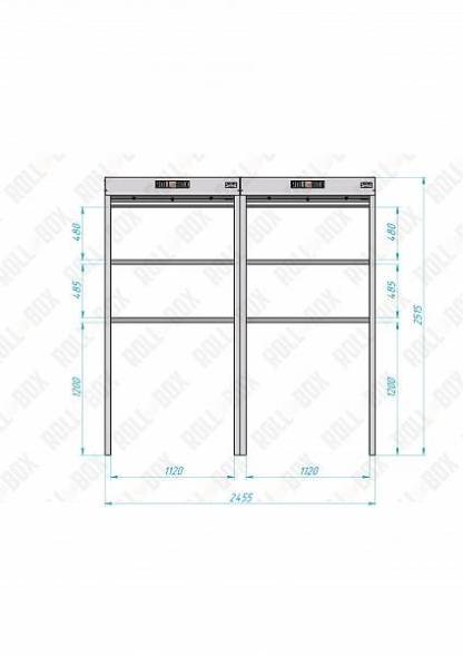 Роллетный шкаф ROLL-BOX SIMPLE Plus 24.05.22.V2-2