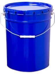 Ведро металлическое, 25 л, крышка-корона, синий [2098]