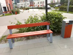 Скамейка стальная «Колледж» 1,8 м