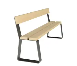 Скамейка стальная «Колледж» 1,8 м