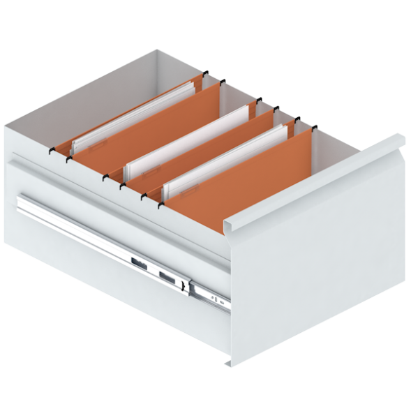 Картотечный шкаф ШК-3 формат А4 (210 × 297 мм) с мастер-системой [9893]