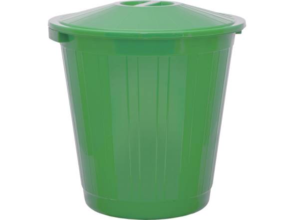 Бак с крышкой (70 л) зеленый