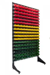 Стеллаж с пластиковыми ящиками 1801-17/0/0 Kombo