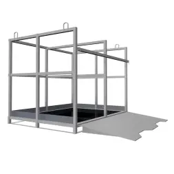 Паллета для баллонов ПБП-01-02 1130x900x1060 мм Серый