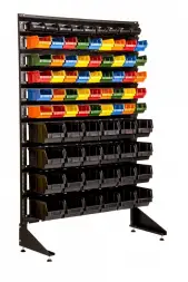 Стеллаж с пластиковыми ящиками 1501-1/5/4 CH Kombo